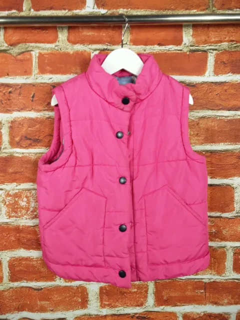 Girls Summer Days Pink Padded Coat Jacket Gilet Bodywarmer Age 5-6 Years 116Cm