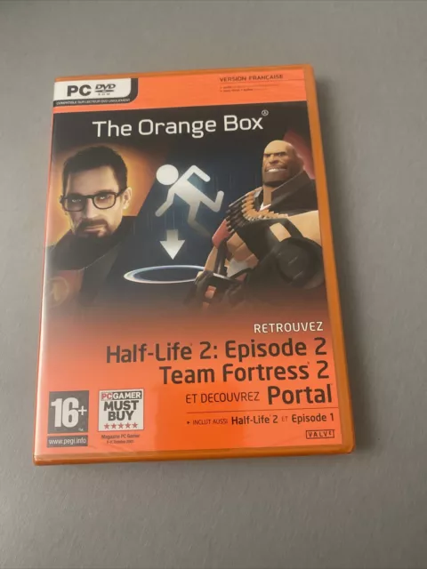🥰 jeu pc dvd rom the orange box 5 jeux half life 2 portal team fortress neuf