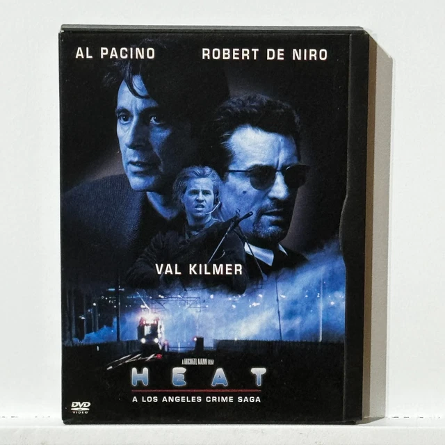 HEAT DVD (1995) Al Pacino Val Kilmer and Robert De Niro Crime / Drama