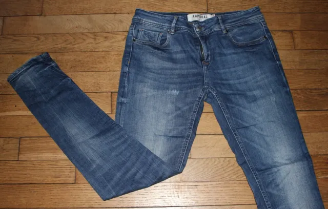 KAPORAL Slim Jeans pour Femme W 29 - L 32  Taille Fr 38 Shym  (Réf #R751)