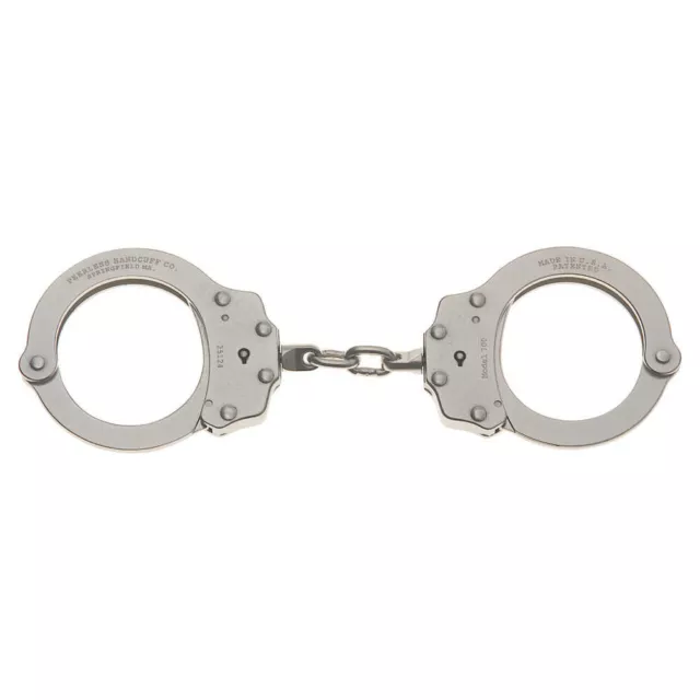 Peerless 4710 Chain Link Handcuff with Nickel Finish - 700C