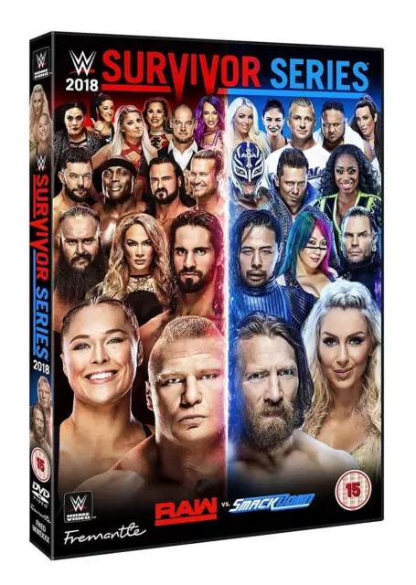 WWE: Survivor Series 2018 (DVD) Daniel Bryan Brock Lesnar Ronda Rousey