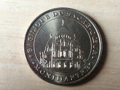 medaille souvenir MDP monnaie de Paris Basilique du Sacré Cœur Montmartre 2001