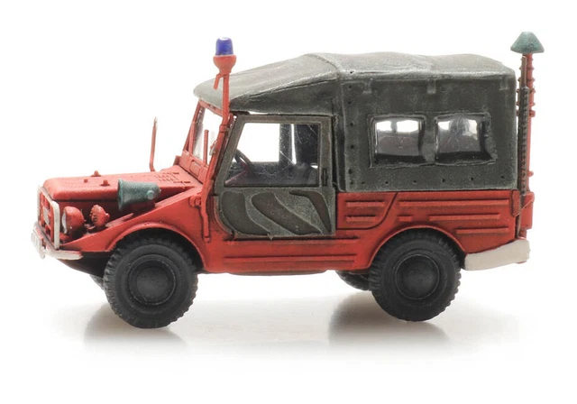 Miniature Artitec DKW Munga F91/8 - Véhicule Pompiers - Échelle 1/43