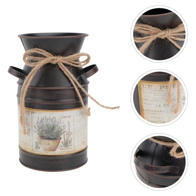 Torche Tiki Recyclée - Bouteille Kraken Rum Peinte à La Main - Style Shabby Chic