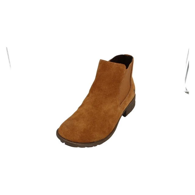 Femmes Hush Puppies Cuir Bottines Fermeture Éclair : Madisyn