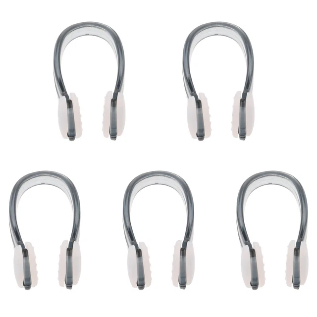 Lot De 6 Pinces-nez Antidérapantes - Silicome Souple | Natation, Plongée, Aquagym | Adultes Et Enfants