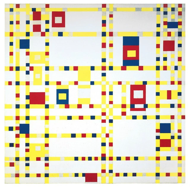 BROADWAY BOOGIE WOOGIE by Piet Mondrian Art Print Abstract Museum ...