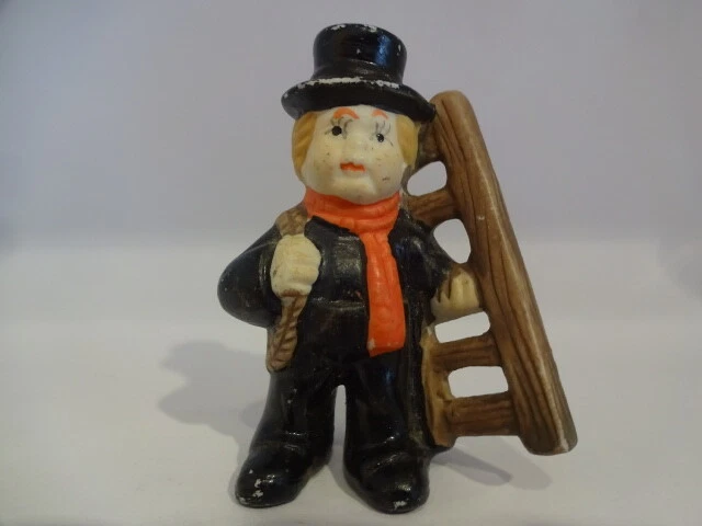 Sammelfigur / Kaminkehrer mit Leiter - 60 mm