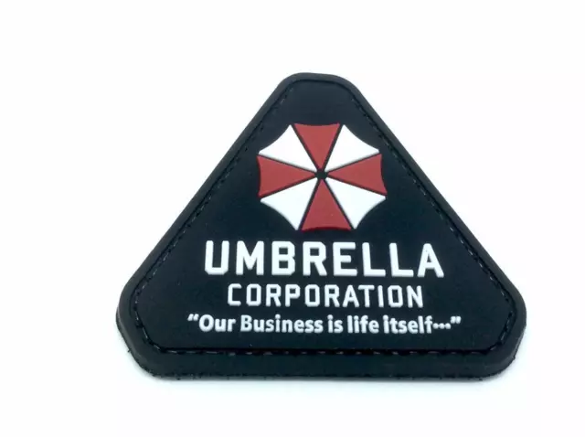 Umbrella Corporation Our Business Is Life Itself PVC Paintball Klett Abzeichen