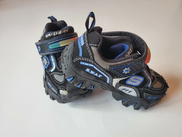 Light up clearance police skechers