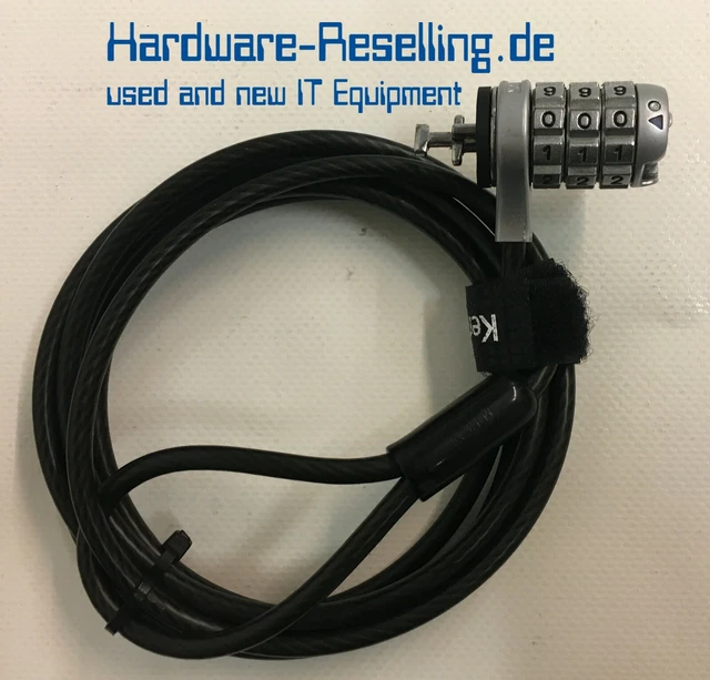 KENSINGTON LAPTOP LOCK with Number Code, 3 Numbers Black 1.8 Feet £12.99 PicClick UK