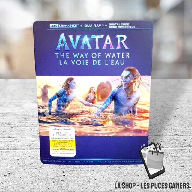 AVATAR THE WAY of Water Collector Ed [4K +Blu-Ray + Digtial] NEW With