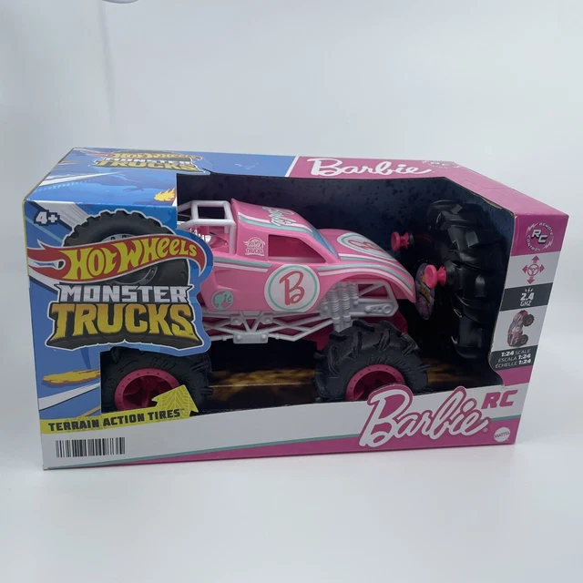 HOT WHEELS BARBIE Monster Truck RC,BatteryPowered RemoteControl Toy