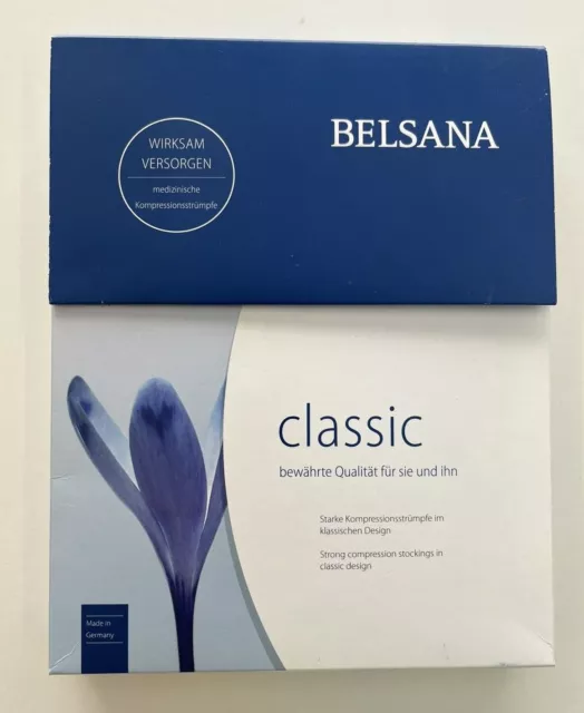 BELSANA CLASSIC med. Kompressionsstrümpfe AD Kkl.2 / V lang anthrazit