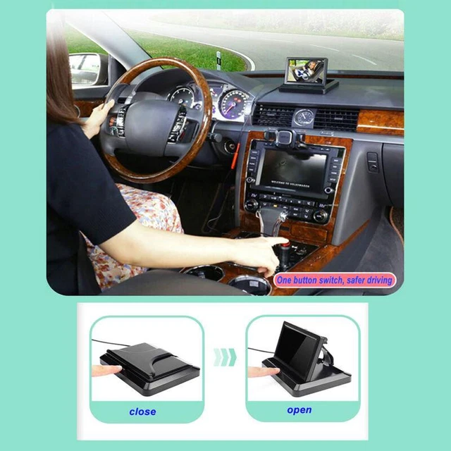 Telecamera seggiolino auto 4.3 schermo pieghevole baby monitor - visione notturna a LED -