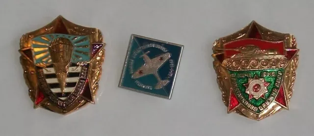 5Insigne Militaire Russe Urss Médaille Char Pilote Force Aérienne Parachutiste Aéroporté Pin 2