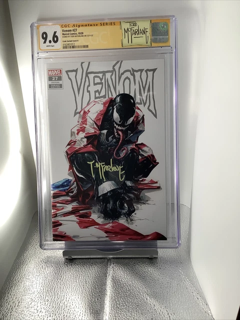 Venom #1 2020 Marvel Comics Signed Todd McFarlane Variant Clayton Crain CGC 9.6