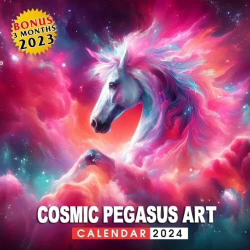 COSMIC ZODIAC PEGASUS Calendar 2024 Jan 2024 to Dec 2024 Bonus 3 Months last EUR 17,09