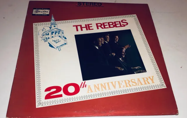 The Rebels Quartet 20th Anniversary Southern  Gospel Record Album Vinyl LP 22R