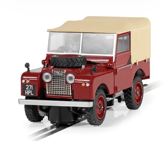 SCALEXTRIC C4493 LAND Rover Series 1 Poppy Red 4 Wheel Drive Working ...