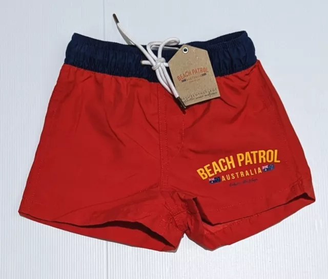 Beach Patrol Australia Boys Boardshorts Swim Shorts Size 2 Between The Flags