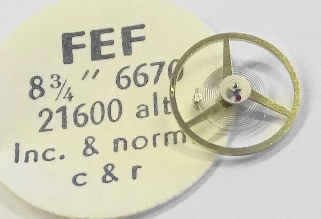 MONTRE BALANCIER FE VC 55-21 INC. NORM. RC. 21600 ALT