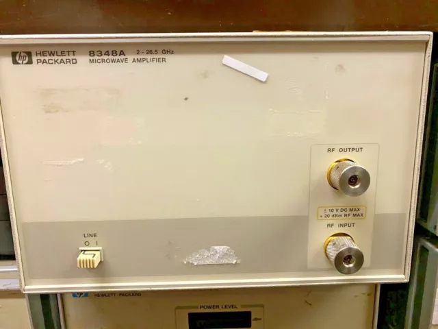Hp Agilent Keysight 8348A Microwave Amplifier    2-26.5 Ghz