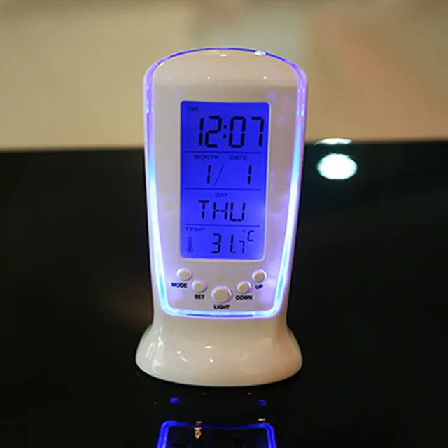 Digital Backlight LED Display Table Alarm Clock Snooze  Alarm Clock