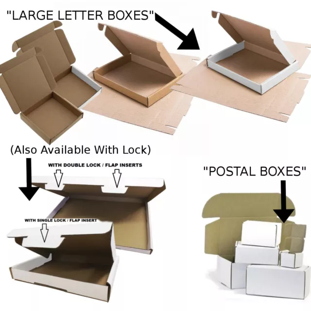 A4 A5 A6 A7 Size Postal Box Royal Mail Large Letter Postal Cardboard Mailing Box