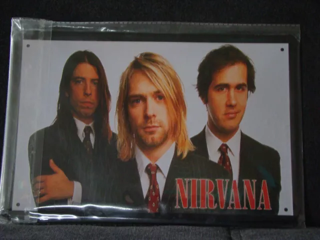 Blechschild Von Nirvana (Kurt Cobain)   !!! Neu+Ovp !!!