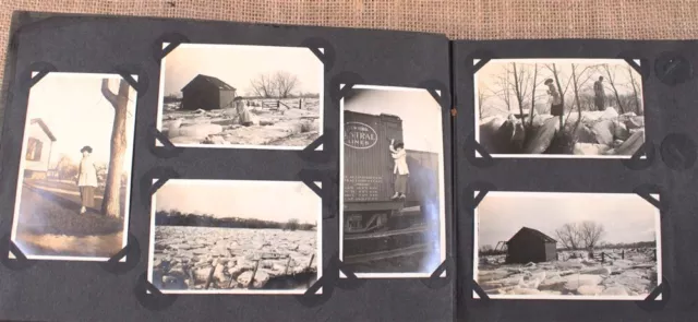 WWI - 1920's era Scrapbook/Photo Album - Beloit, Wisconsin Veteran