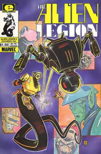 Alien Legion, The #5 Marvel Epic Comics December Dec 1984 (VFNM)