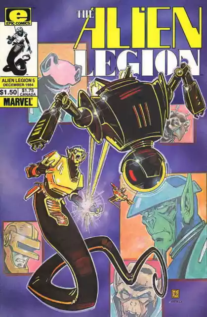 Alien Legion, The #5 Marvel Epic Comics December Dec 1984 (VF)