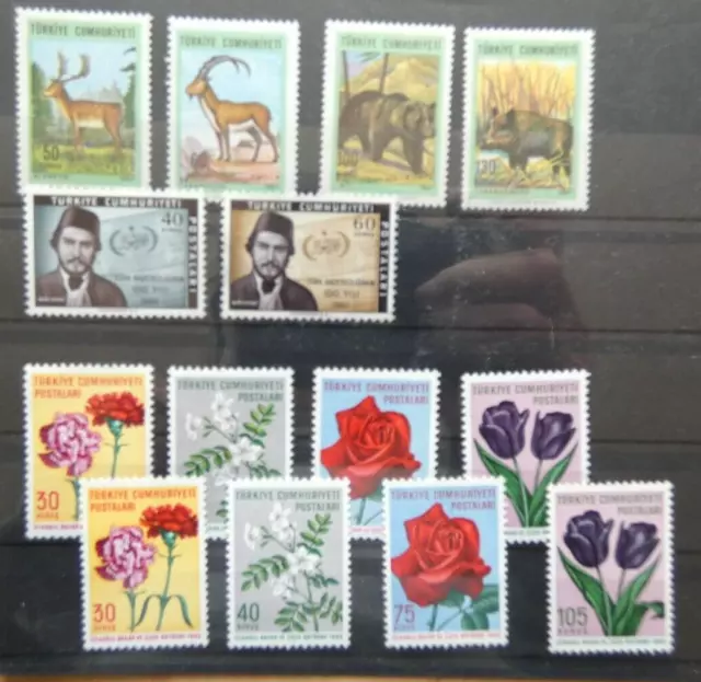 Türkei Posten, Lot  30 Briefmarken 1960 + postfrisch 3