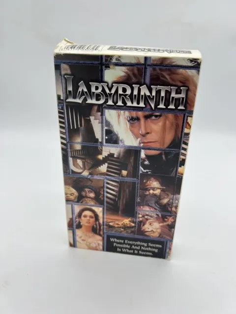 LABYRINTH JIM HENSON 80s Fantasy Movie Columbia Tristar VHS Tape $8.00 ...