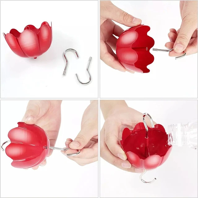 Lot De 4 Fossés Pour Mangeoire à Colibri, Protection Contre Les