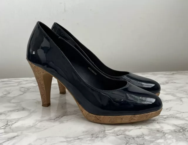 Clarks gabriel mist navy patent deals