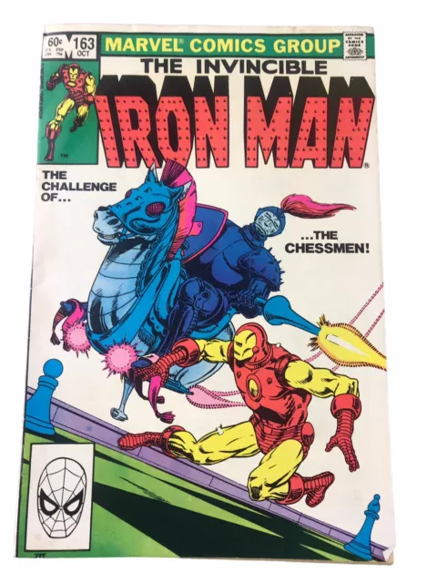 Oct.  1982 Marvel Comics Group THE INVINCIBLE IRON MAN 163 #163 Comic Book