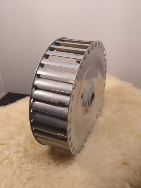 Single Blower Wheel 7.5 Inch Diameter W/ Inlet 2 3/4×1/2 Ccw- Never Used