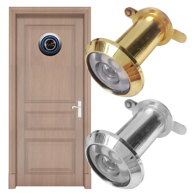 Diapositiva 16 mm porta di sicurezza occhio porta osservatore occhio di gatto foro di osservazione