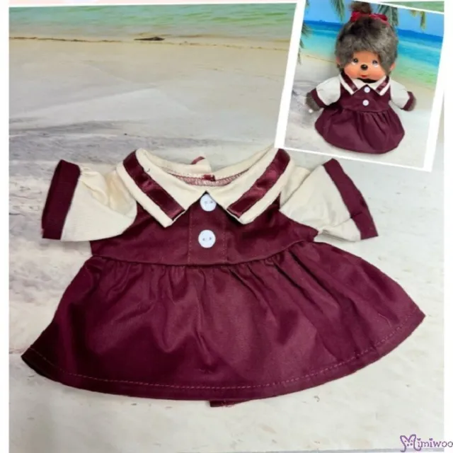 604025 Sekiguchi Monchhichi M Size Fashion Outfit - Lady Red Dress  ~ LAST ONE