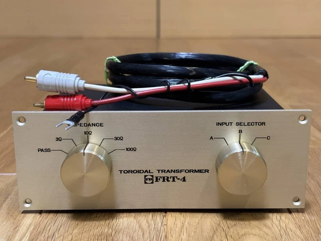 FRT-4 トロイダルトランスフォーマー Fidelity-Research FRT-4 Toroidal Transformer MC Cartridge