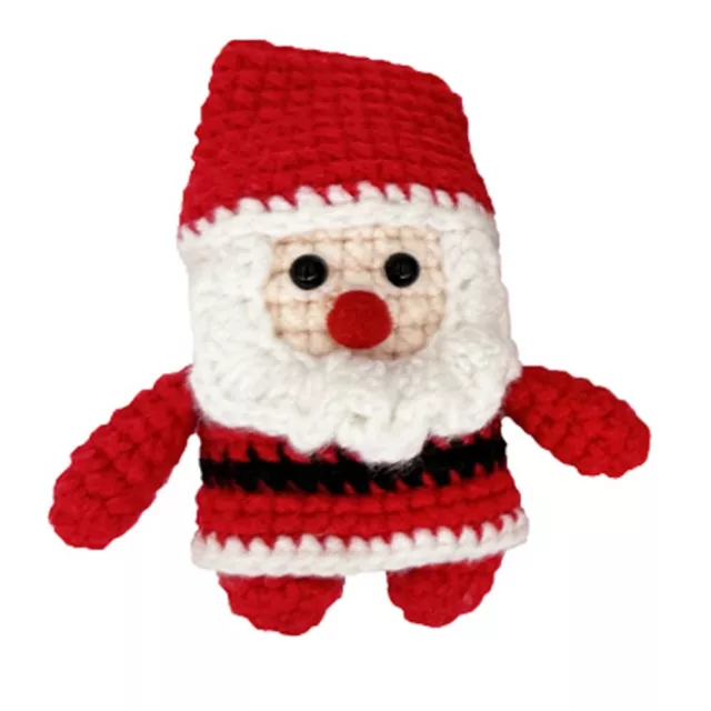 Create Adorable For Christmas Gifts with this 3pc Crochet Material Package