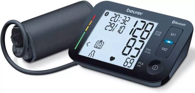 Beurer BM 54 Oberarm-Blutdruckmessgerät, digitaler Blutdruckmesser mit XL-Displa