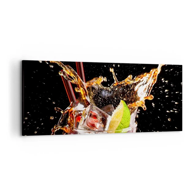 islandburner Quadro su tela Cocktail bar interno, bevande esotiche JDYK Quadri Stampe Immagini Murale Decorazione da parete