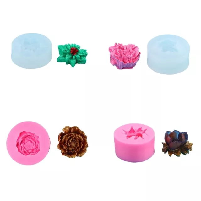 Silicone Mousse Mold Flower Dessert Molds Chocolate for Cake