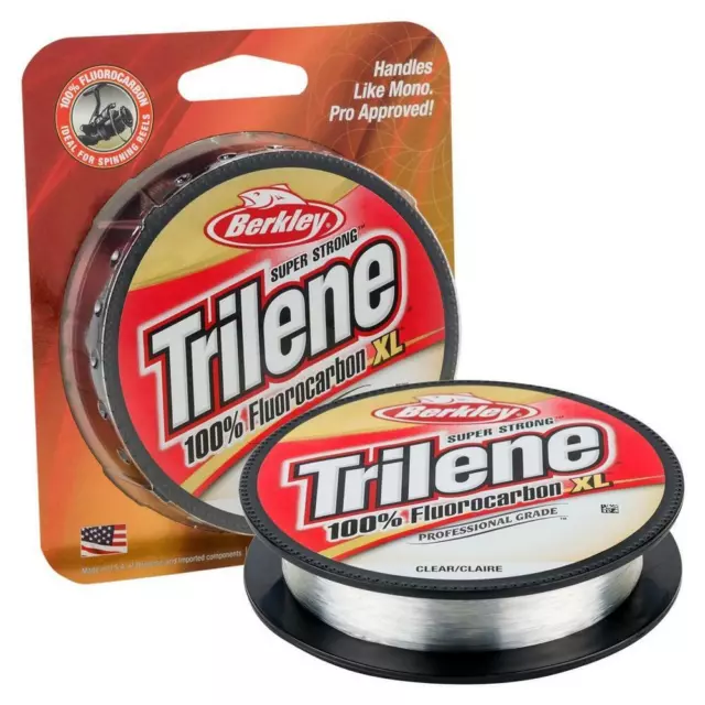 Berkley Trilene XL 100% Fluorocarbon 100m und 50 m verschiedene Größen