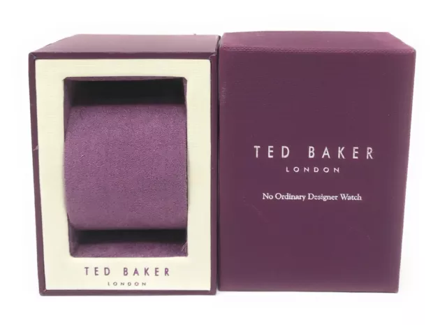 Ted Baker London Purple Watch Display / Storage Box 4x4x3in
