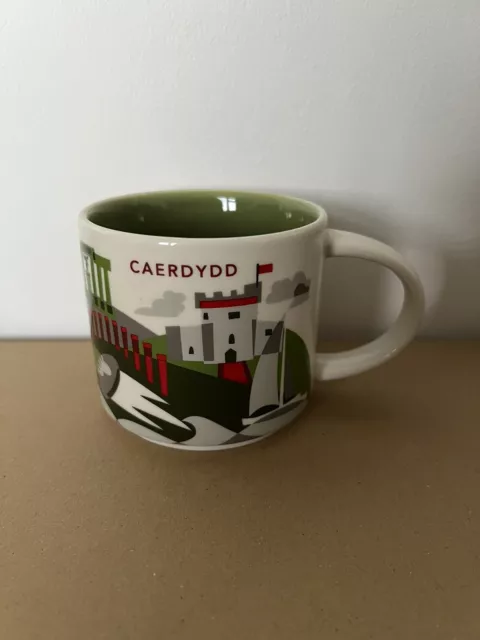 Starbucks Cardiff Caerdydd You Are Here Collection Collectors Coffee Mug 414ml
